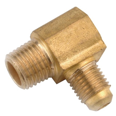 Gizmo 38 in. x .25 in. Brass Low Lead Male Flare Elbows GI649079